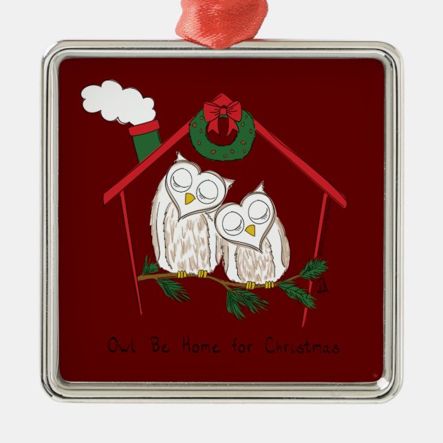 Weihnachtsschale Zuhause Niedlich Ornament Aus Metall (Vorne)