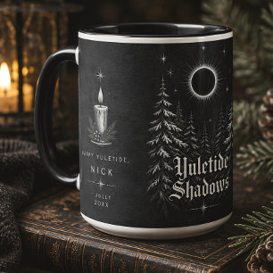Weihnachtsschatten Gothic Celestial Weihnachten Tasse