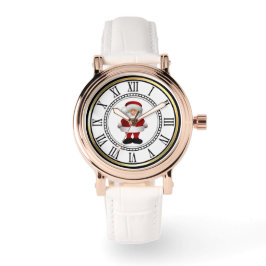 Weihnachtsschau | Santa Claus | Analog | Frauen Armbanduhr