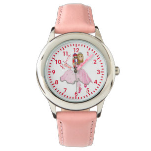 Weihnachtsschauen auf die Nutcracker Ballerina Armbanduhr