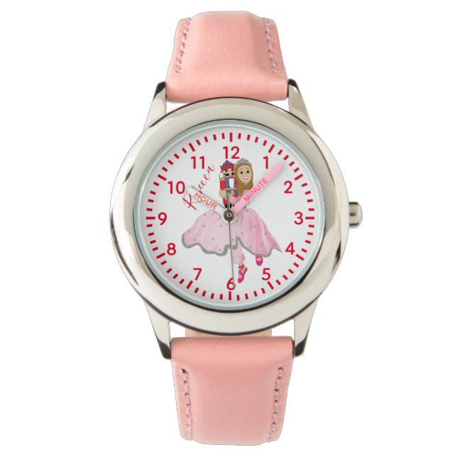 Weihnachtsschauen auf die Nutcracker Ballerina Armbanduhr (Vorderseite)