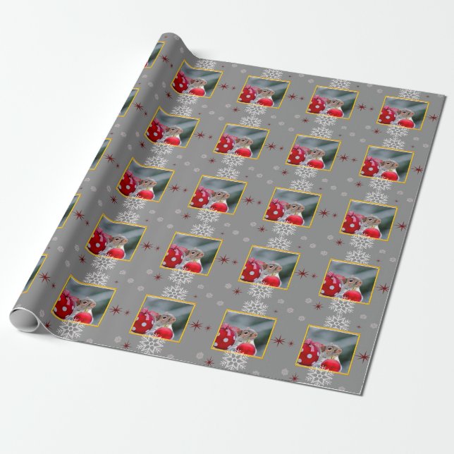 Weihnachtsscheide Geschenkpapier (Ungerollt)