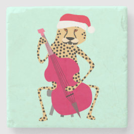 Weihnachtsschenkel Bass Steinuntersetzer
