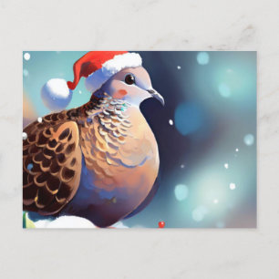 Weihnachtsschildkröte 2 feiertagspostkarte