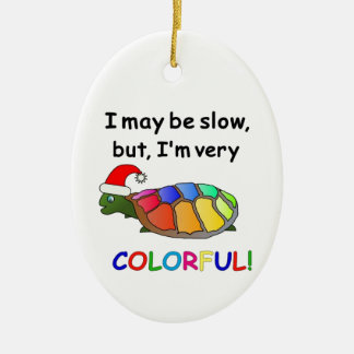 Weihnachtsschildkröte-Geschenkartikel! Keramikornament