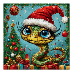 Weihnachtsschlange Poster