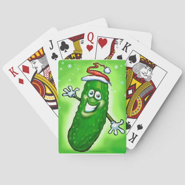 Weihnachtsschlange Spielkarten (Rückseite)
