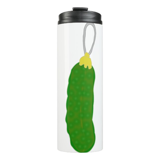 Weihnachtsschlange Thermosbecher (Vorderseite)