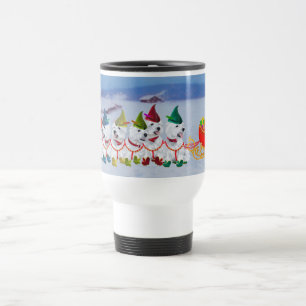Weihnachtsschlitten Reisebecher