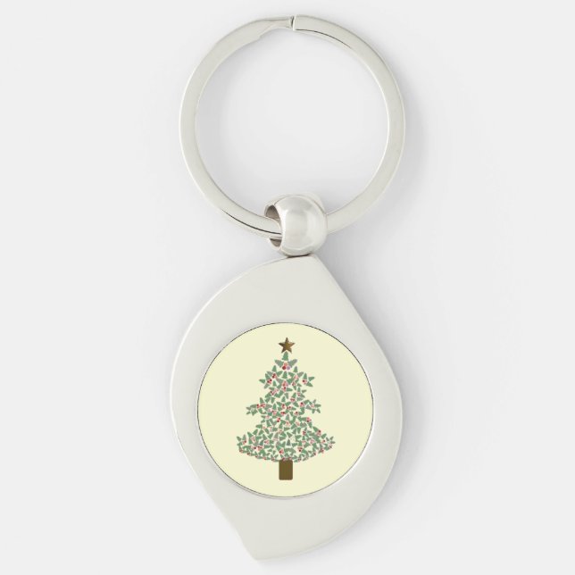 Weihnachtsschlüsselkette Schlüsselanhänger (Vorderseite)