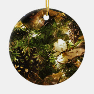 Weihnachtsschmetterling Keramik Ornament