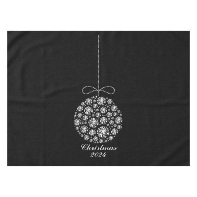 Weihnachtsschmuck 2024 tischdecke (Vorderseite (Horizontal))