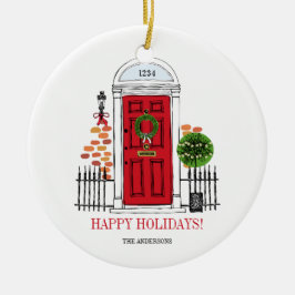 Weihnachtsschmuck am Roten Feiertag