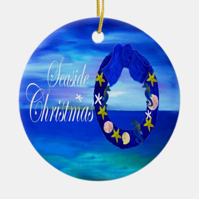 Weihnachtsschmuck an der Küste (Vorne)