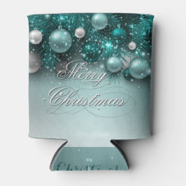 Weihnachtsschmuck - Aquamarin Dosenkühler