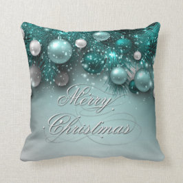 Weihnachtsschmuck Aquamarin Kissen