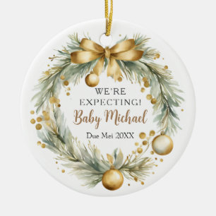 Weihnachtsschmuck aus Gold erwarten wir