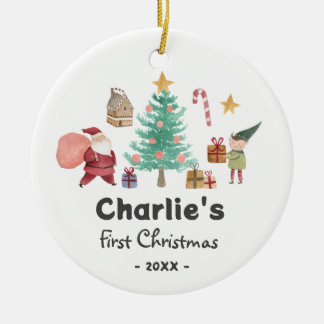 Weihnachtsschmuck - Baby - Erstes Weihnachtsfest