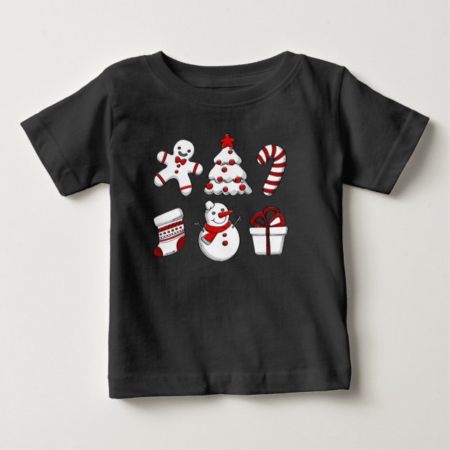 Weihnachtsschmuck Baby T-shirt (Vorderseite)