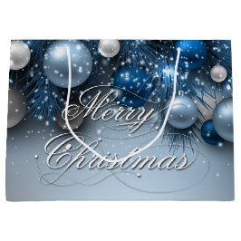 Weihnachtsschmuck - Blues Große Geschenktüte