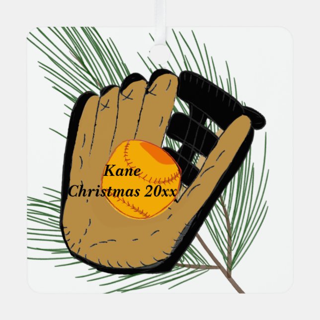 Weihnachtsschmuck Boy Won Staat Softball Serie (Vorderseite)
