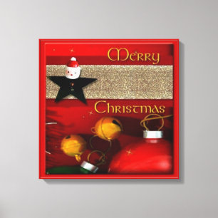 Weihnachtsschmuck Canvas Print Leinwanddruck