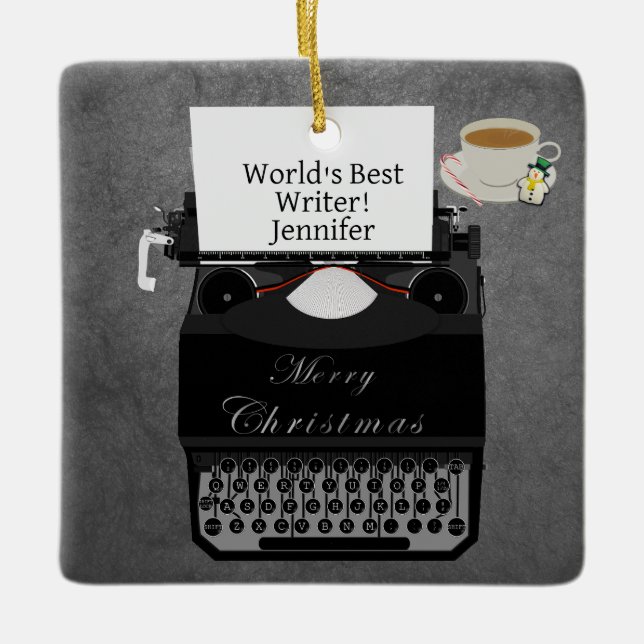 Weihnachtsschmuck der besten Schrift der Welt (Vorderseite)