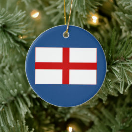 Weihnachtsschmuck der englischen Flagge