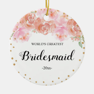 Weihnachtsschmuck der größten Bridesmädchen der We