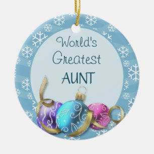 Weihnachtsschmuck der größten Tante der Welt