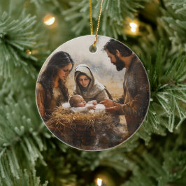 Weihnachtsschmuck der Heiligen Familie
