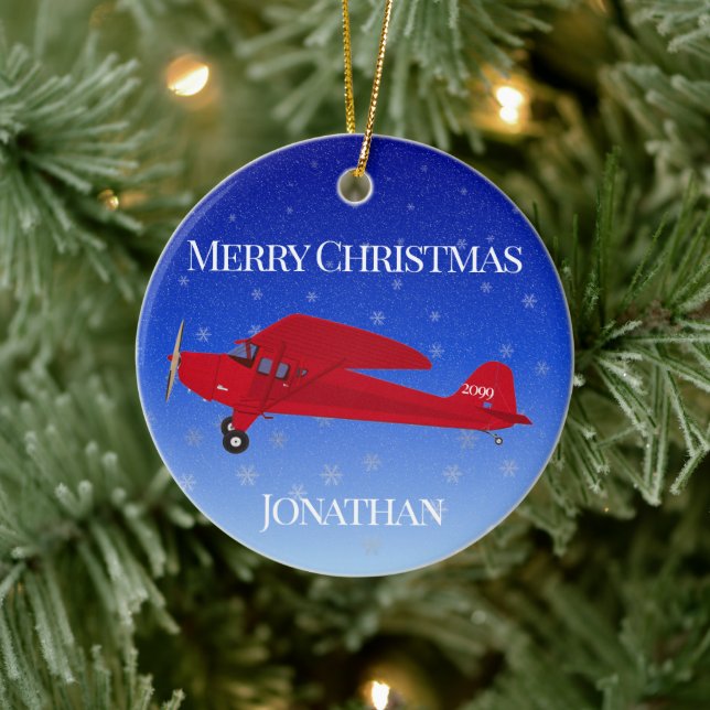 Weihnachtsschmuck des Red Airplane (Baum)