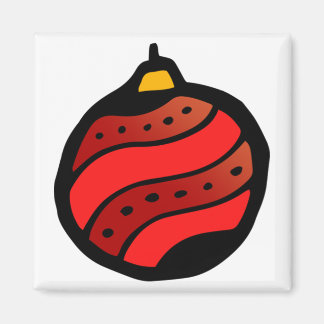 Weihnachtsschmuck Doodle Art Magnet