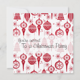 Weihnachtsschmuck Einladung