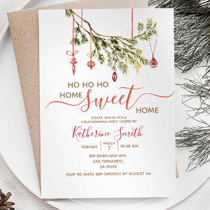 Weihnachtsschmuck Einweihungsfeier Einladung