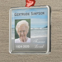 Weihnachtsschmuck - Foto am Strand