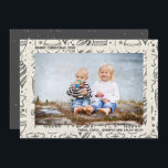 Weihnachtsschmuck Foto Feiertagskarte<br><div class="desc">Weihnachtsbaumschmuck schwarz und Elfenbein und Ihr Gruß und Namen chic Schriften rund um Ihr Lieblings-Foto. Wählen Sie Matte für schwerstes Papier und High Definition für beste Druckqualität. ***VERTICAL Karte für Sie in unserem Shop.</div>