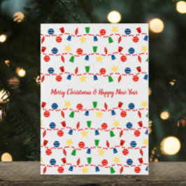 Weihnachtsschmuck Foto Feiertagskarte