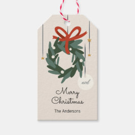 Weihnachtsschmuck Frohe Weihnachtsfeiertage Geschenkanhänger