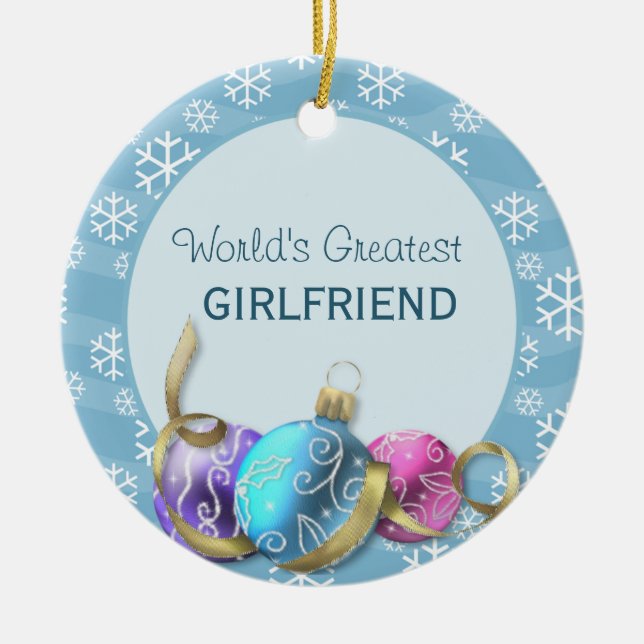Weihnachtsschmuck für die größte Freundin der Welt (Vorne)