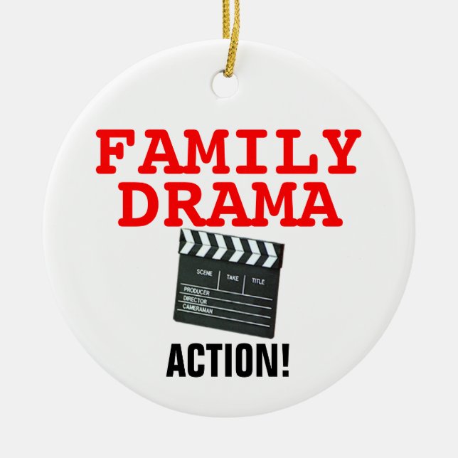 Weihnachtsschmuck für Familiendrama (Vorne)