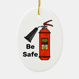 Weihnachtsschmuck für Feuersicherheit