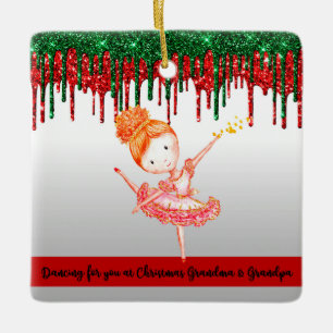 Weihnachtsschmuck für Großeltern Jungmädchen
