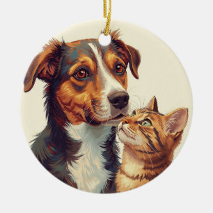 Weihnachtsschmuck für Haustierliebhaber Hund & K