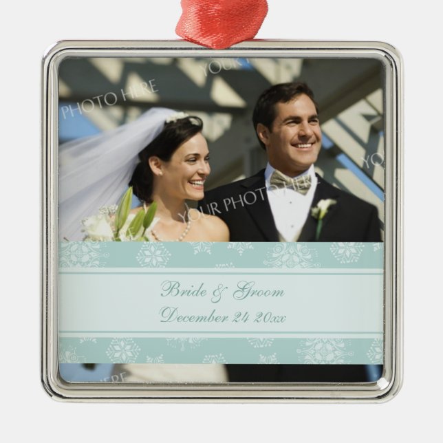 Weihnachtsschmuck für Hochzeiten im Foto (Vorne)