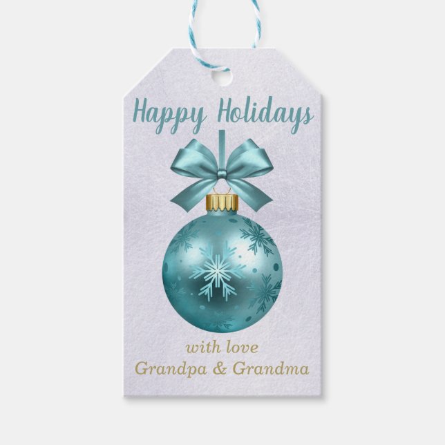 Weihnachtsschmuck Geschenkanhänger (Vorderseite)