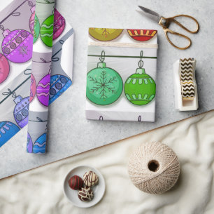 Weihnachtsschmuck Geschenkpapier