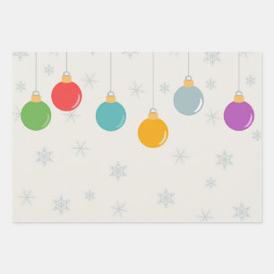 Weihnachtsschmuck Geschenkpapier Set
