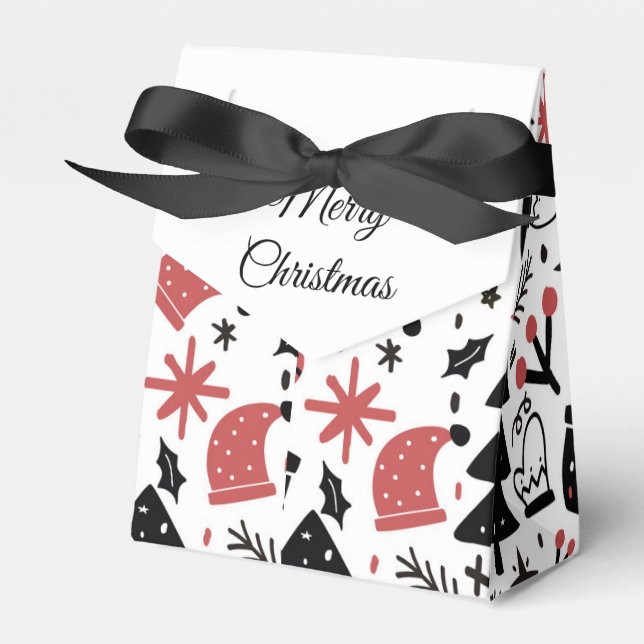Weihnachtsschmuck Geschenkschachtel (Vorderseite)