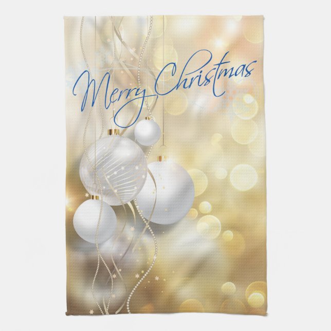 Weihnachtsschmuck Geschirrtuch (Vertikal)